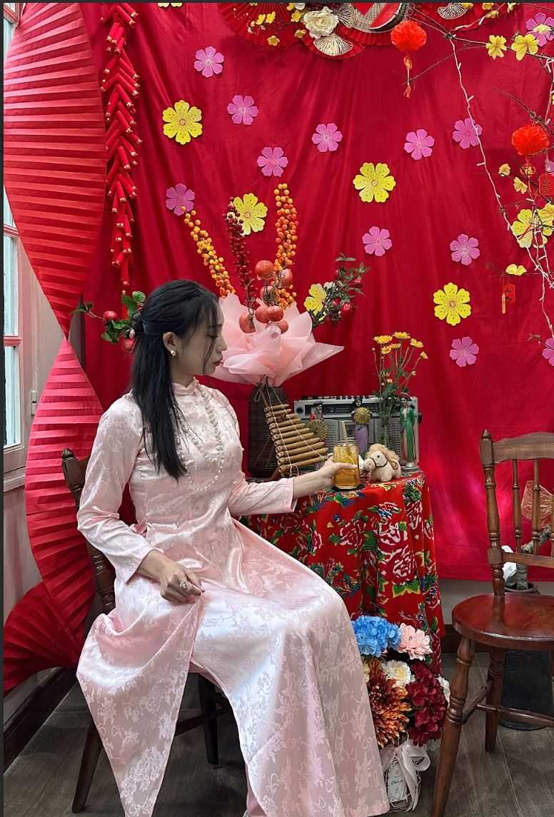 Hoàng Thị Quyên chọn The Hanoian – Trần Phú làm điểm hẹn chụp ảnh áo dài Tết