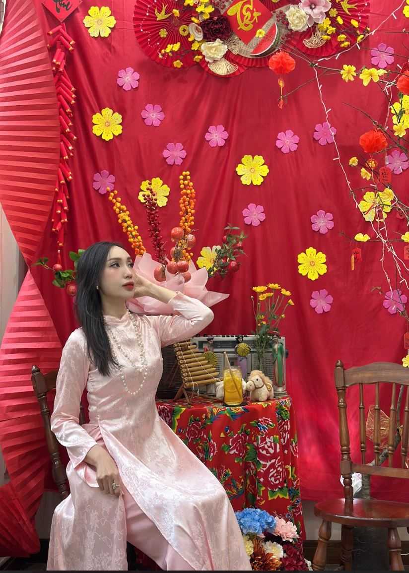 Hoàng Thị Quyên chọn The Hanoian – Trần Phú làm điểm hẹn chụp ảnh áo dài Tết